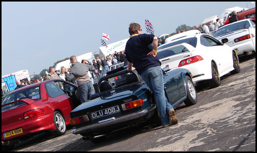 Queing for the drag strip