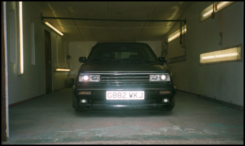 Freshly painted VW Golf