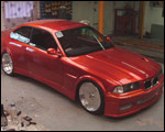 Wide Arch BMW in Workshop
