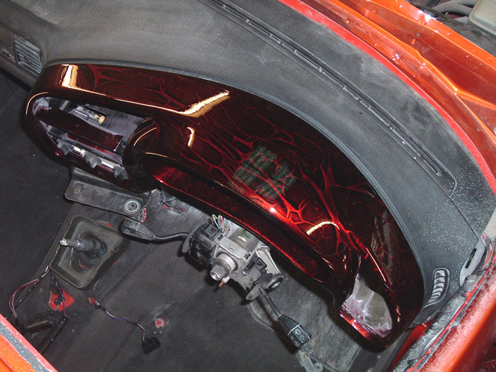 Custom Painted Dashboard