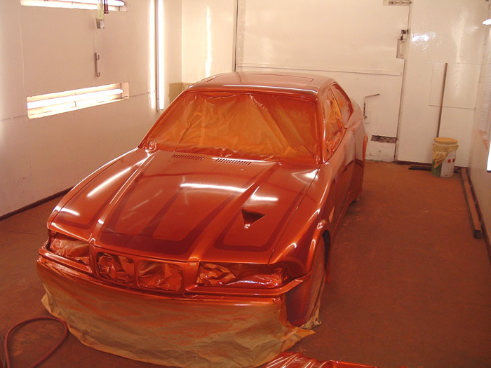 Wide Arch BMW In The Paintshop