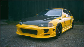 Redline Civic After Work Carried Out