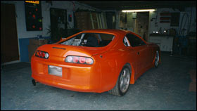 Toyota Supra In The Body Shop