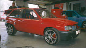 Haynes Max Power Modified Nova before Custom Paint Job