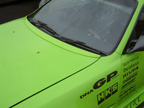 Vertex bonnet spoiler